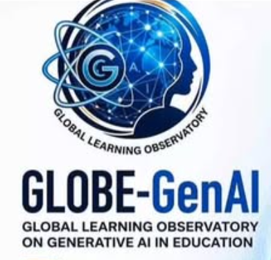Logotipo oficial de GLOBE-GenAI, Global Learning Observatory on Generative AI in Education