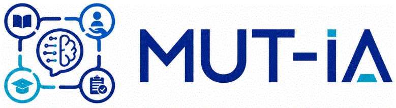 Logotipo oficial de MUT-IA, Modelo Universitario de Tutoría Inteligente Adaptativa