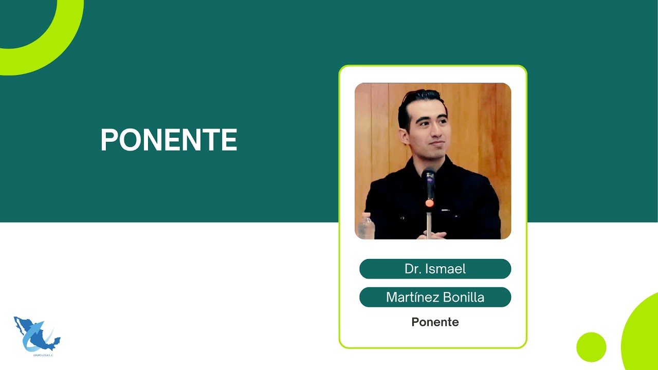 Portada del video de la conferencia sobre aplicación de la inteligencia artificial en la educación, con el Dr. Ismael Martínez Bonilla